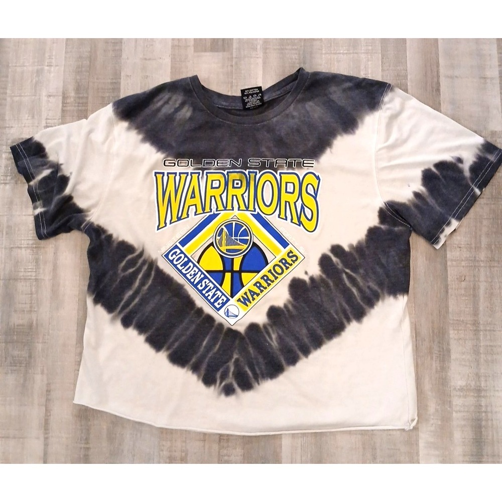 NBA Golden State Warriors long sleeve womens tie‎ dye bodysuit size Medium